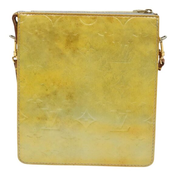 LOUIS VUITTON Monogram Vernis Motto Accessory Pouch Gris LV Auth - Picture 3 of 16